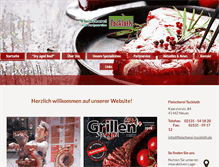 Tablet Screenshot of fleischerei-tockloth.de